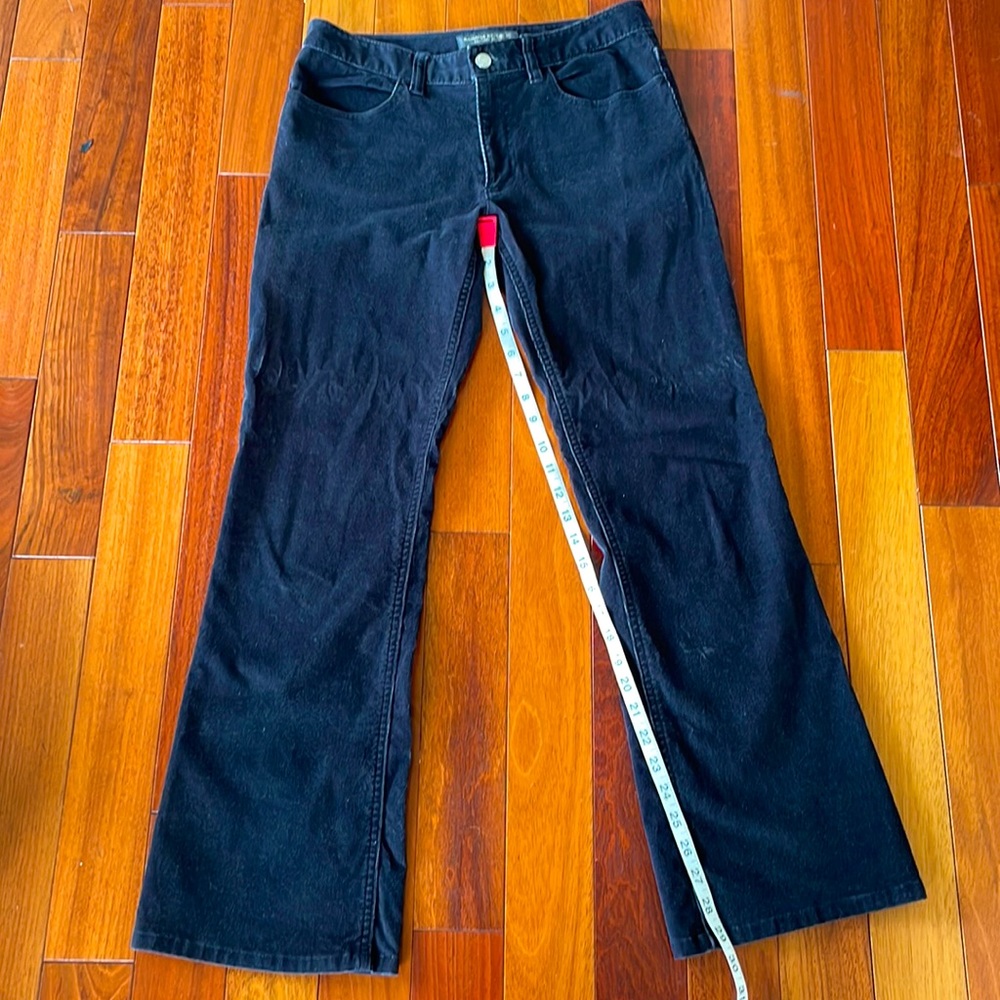 Banana republic black corduroy pants size 6